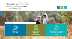 Desktop Screenshot of duesseldorfer-allergietage.de